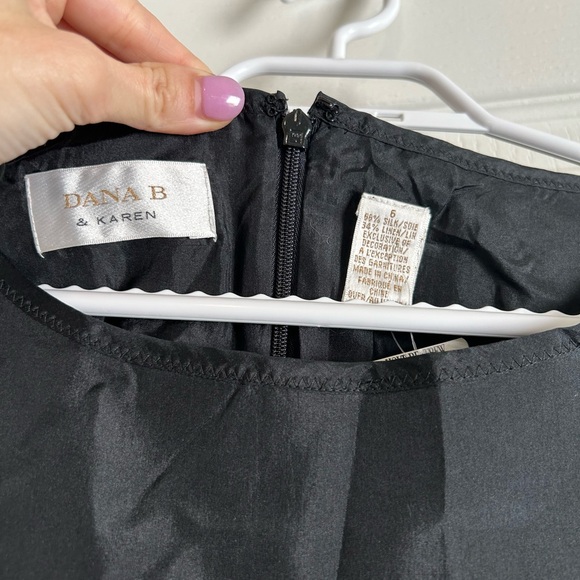 Dana B & Karen - Silk and Linen Dress - Size 6 - Picture 5 of 6